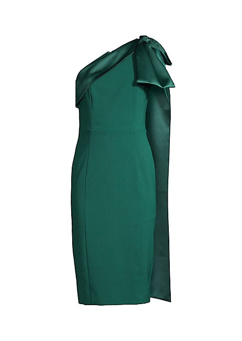 Satin Bow Midi Elegance