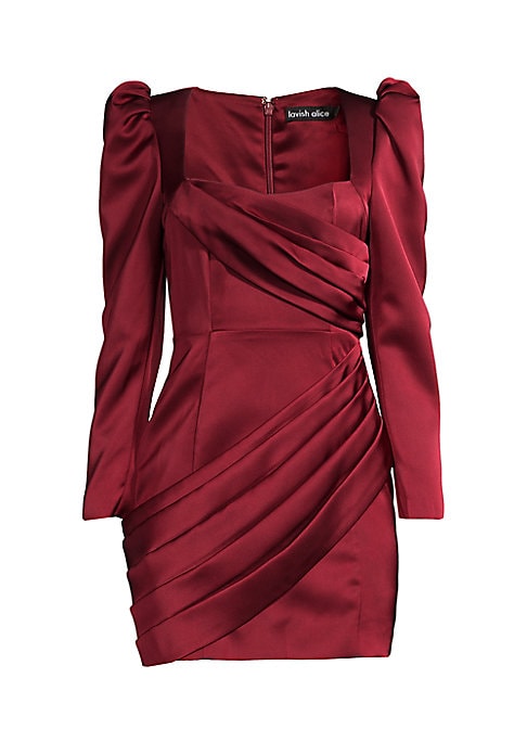 Puffy Elegance Minidress