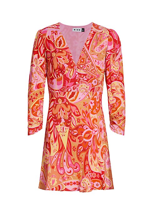 Vivid Abstract Minidress