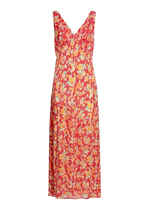Floral Slit Maxi Dress