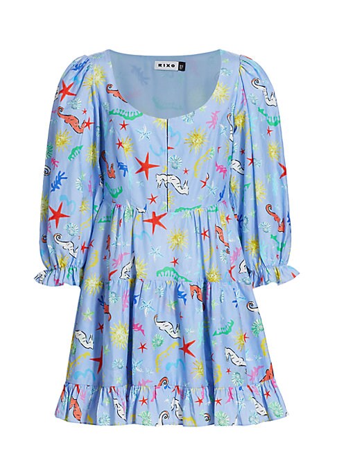 Nautical Puff Minidress