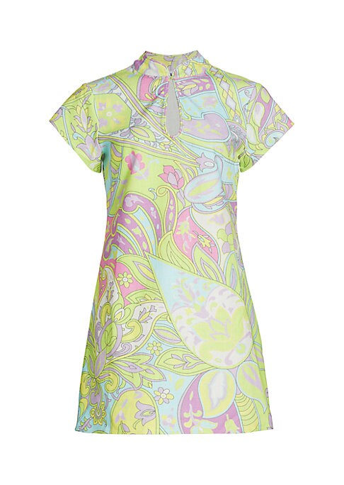 Paisley Charm Mini Dress