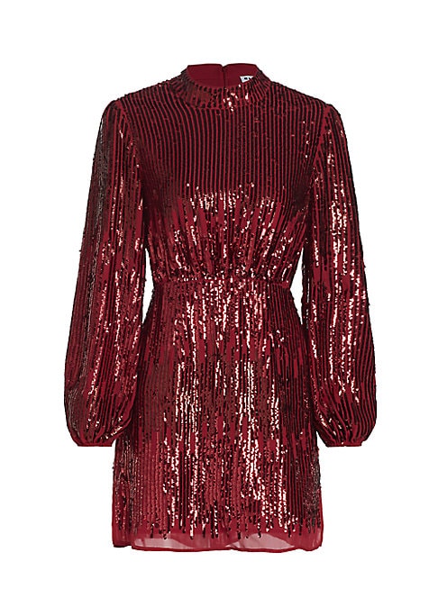 Glittering Ombre Mini Dress