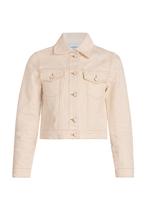 Chic Denim Crop Jacket