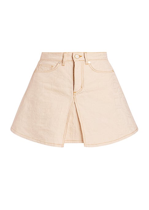 Denim Flare Skirt