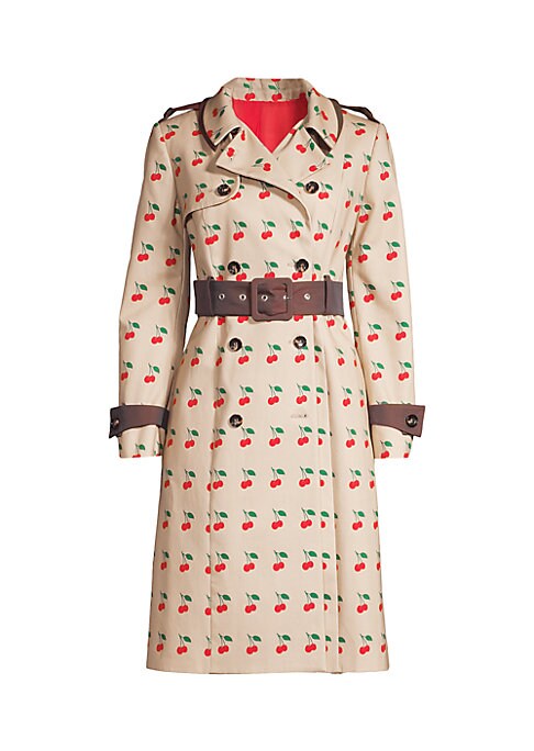 Cherry Delight Trench Coat