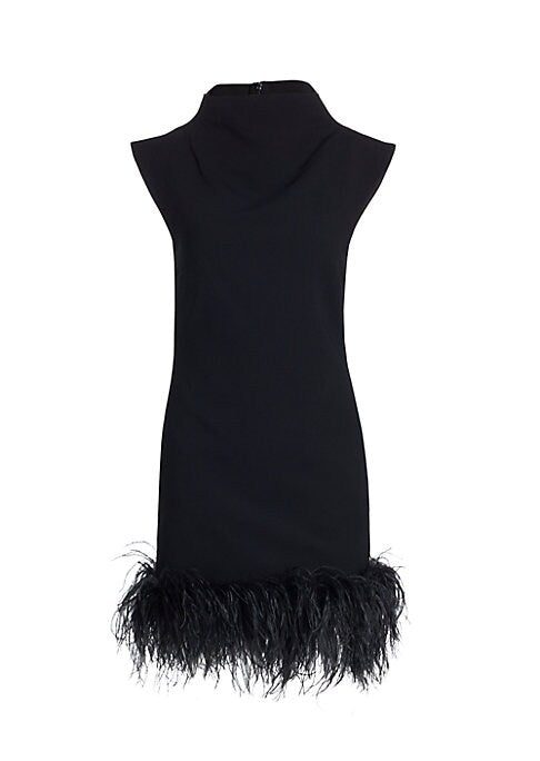 Feathered Elegance Minidress