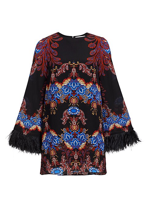 Feather Flair Mini Dress