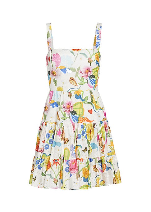 Floral Cotton Mini Dress