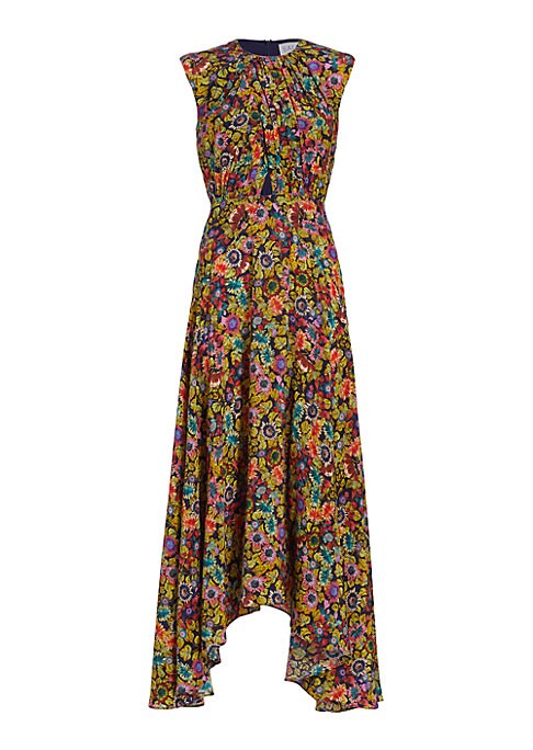 Floral Elegance Midi Dress