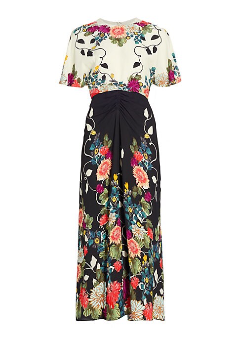 Floral Blush Midi Dress