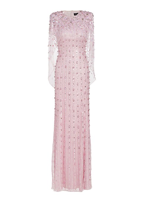 Tulle Elegance Cape Dress