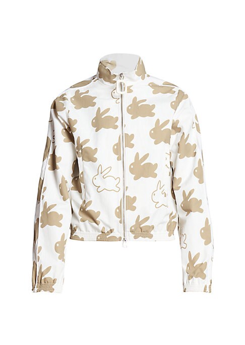 Bunny Print Cropped Jacket