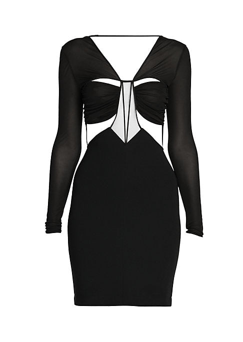 Sleek Backless Minidress