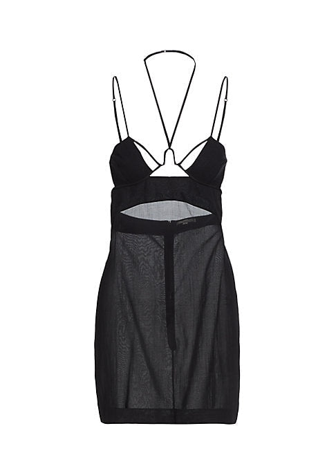 Strappy U-Wire Mini Dress