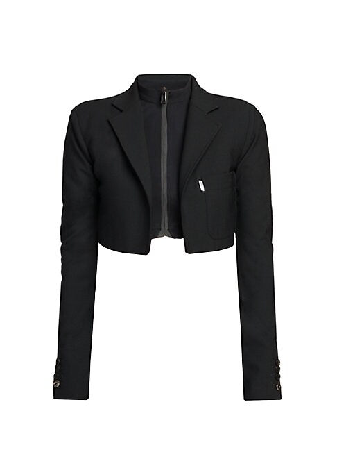 Chic Cropped Fusion Jacket