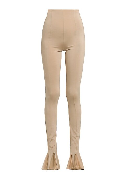 Tulle Ankle Pleat Pants