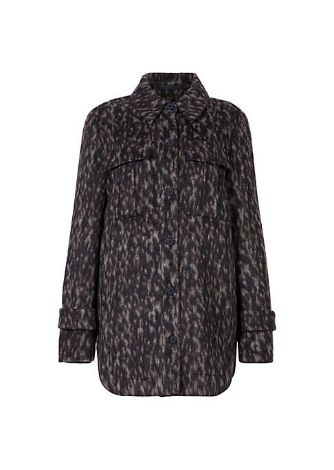 Leopard Luxe Shirt Jacket