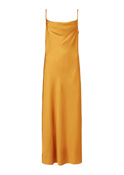 Silken Cowl Dress