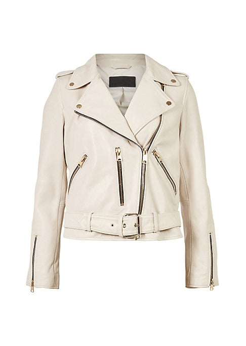 Chic Leather Moto Jacket