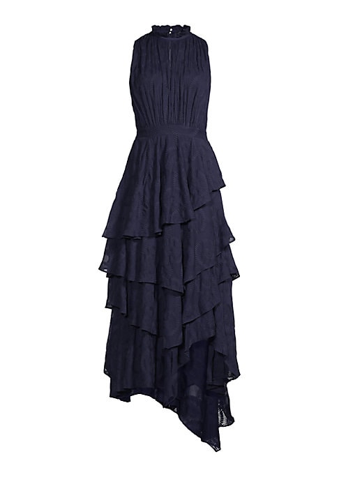 Ruffled Elegance Midi-Dress
