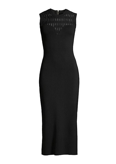 Sleek Fit Slit Dress