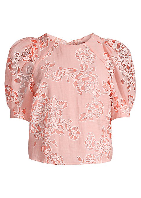 Floral Puff Sleeve Top