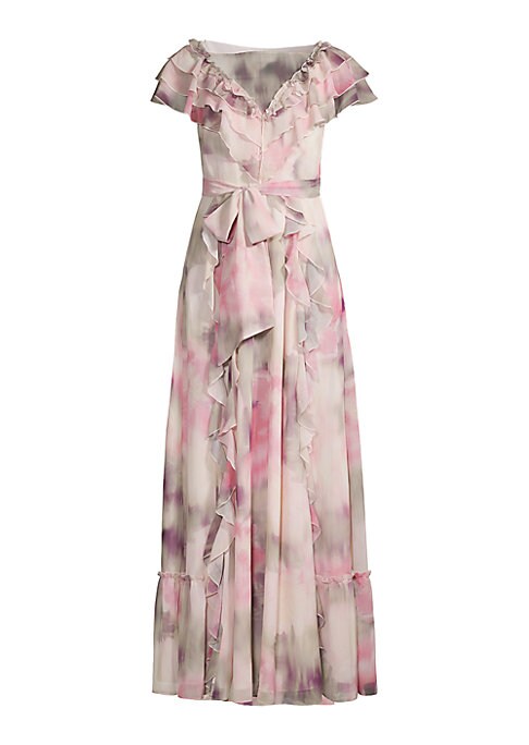 Floral Ruffle Maxi Dress