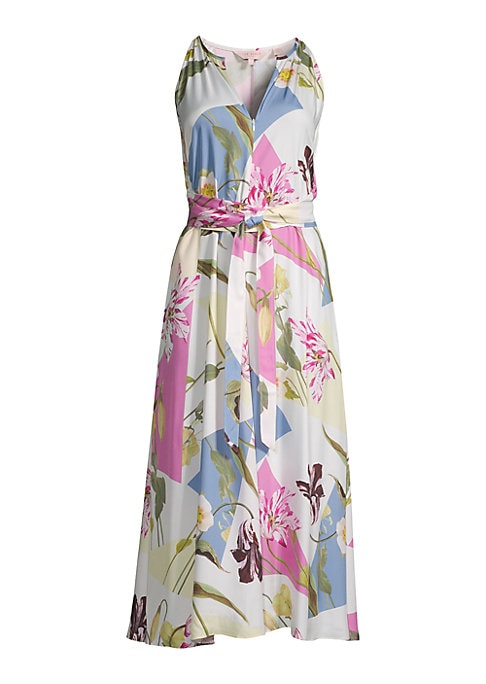 Floral Elegance Midi Dress
