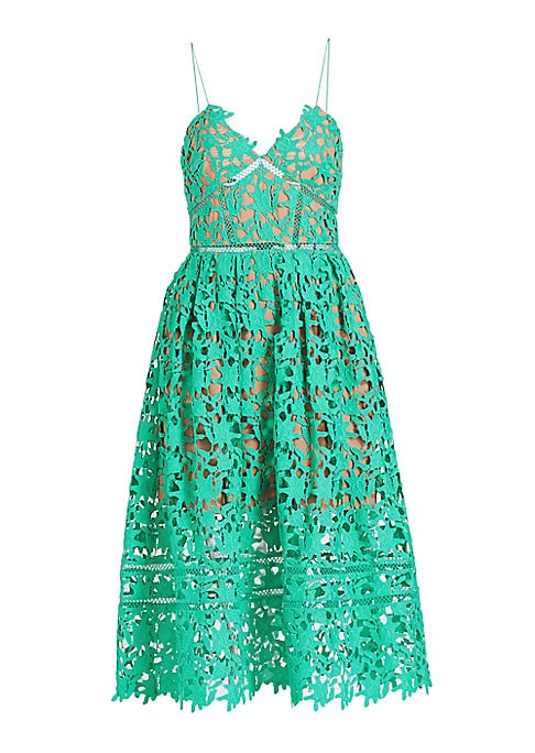 Embroidered A-Line Elegance
