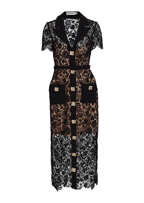 Lace & Charm Midi Dress