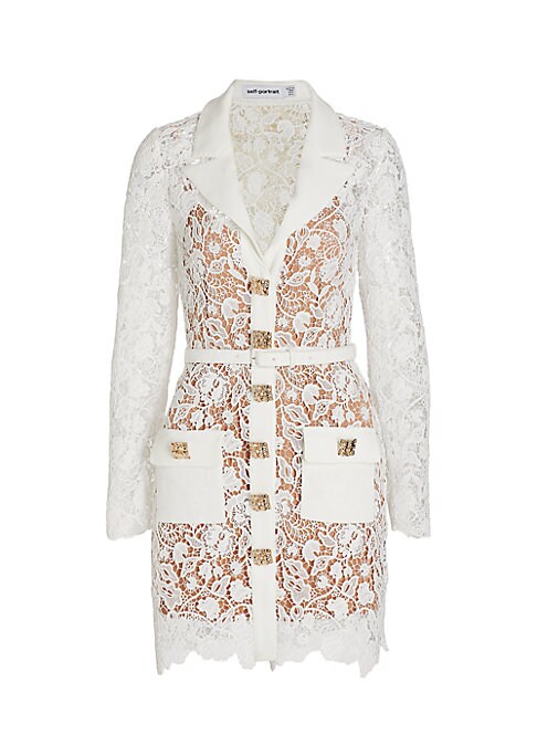 Lace Button-Up Dress