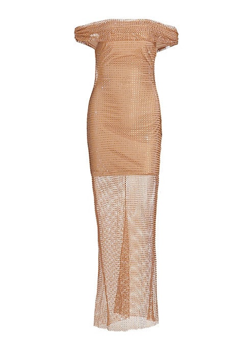 Glimmering Fishnet Elegance