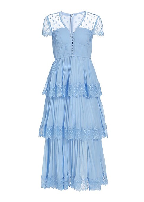Chiffon Lace Midi Delight