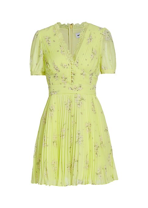 Floral Chiffon Mini Dress