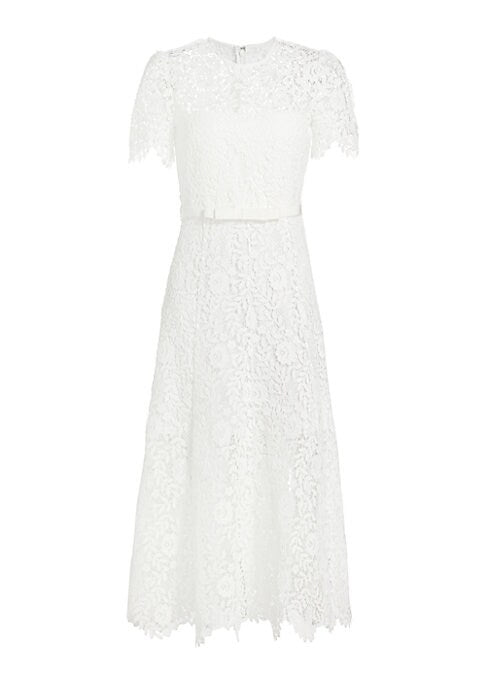 Lace Elegance Midi Dress