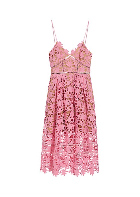 Lace Fit-and-Flare Dress