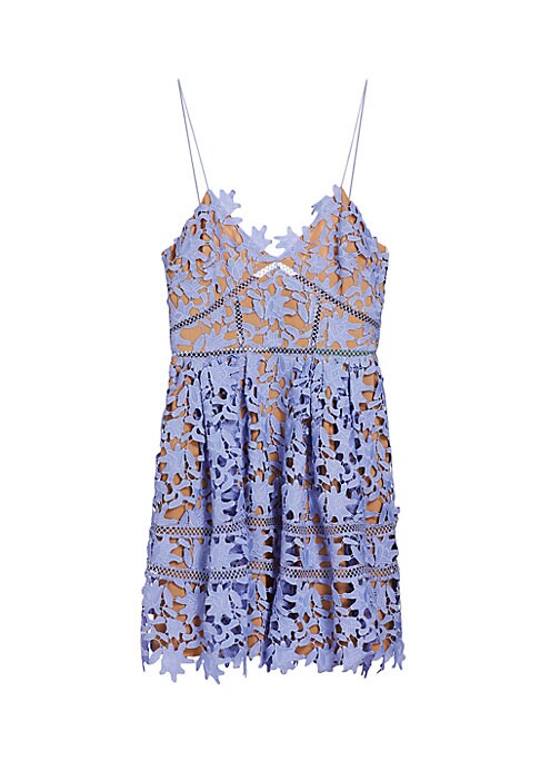 Lace Fit-and-Flare Dress