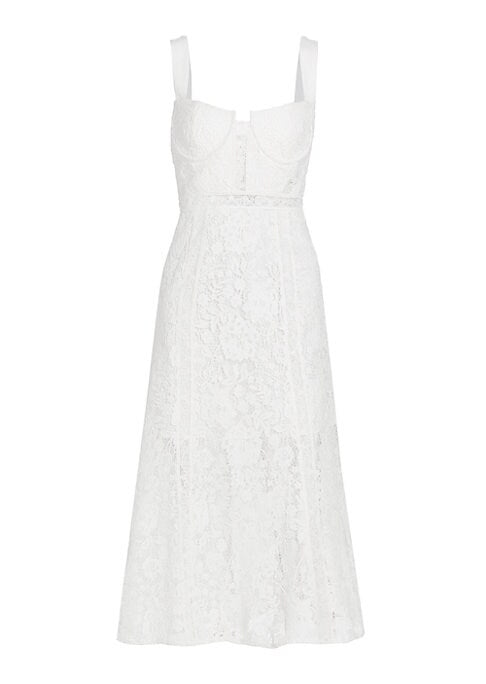 Chic Lace Flare Dress