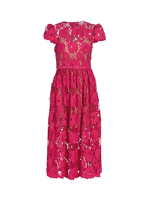Lace Elegance Midi Dress