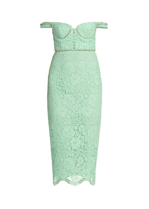 Luxe Lace Midi Dress