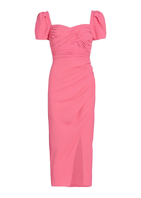 Romantic Pleat Midi Dress