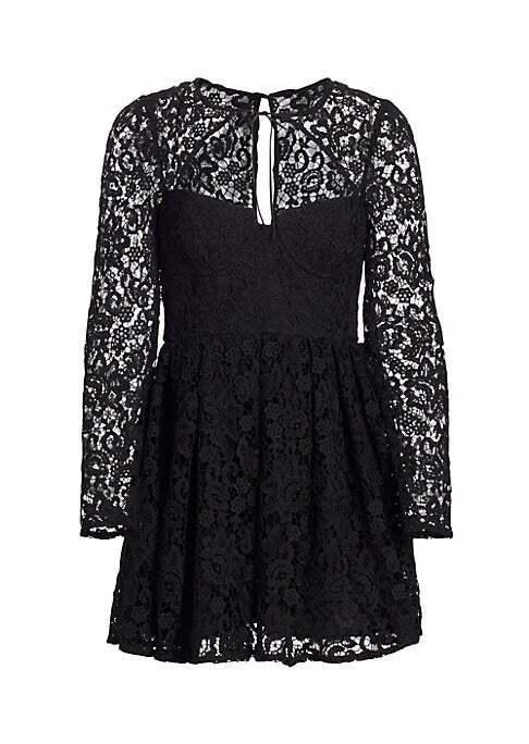Lace Elegance Mini Dress