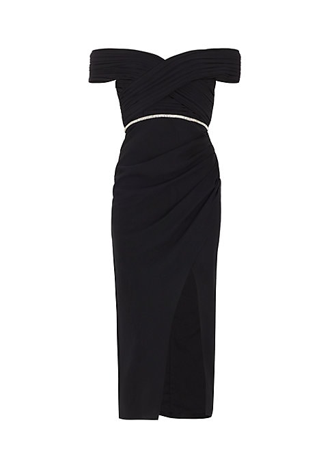 Glamorous Off-Shoulder Midi Dress