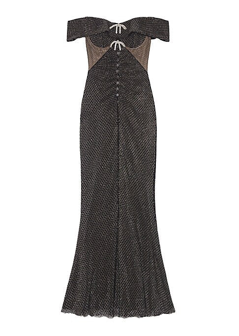 Bling Bow Maxi Dress