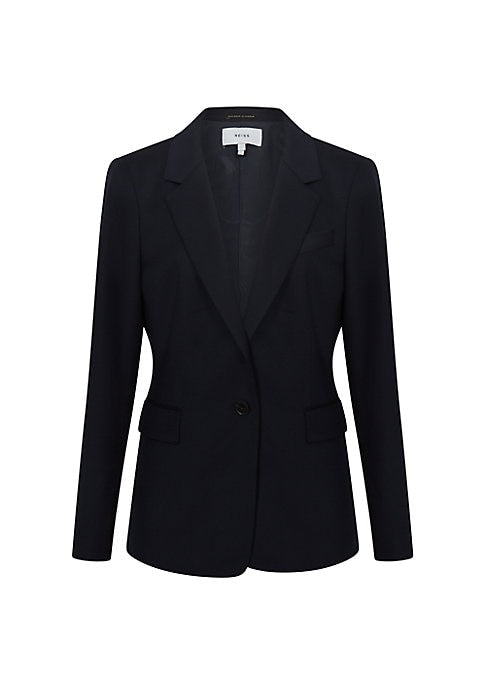 Chic Wool Blend Blazer
