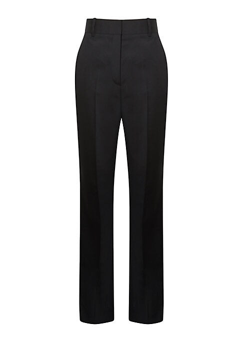 Flare Wool Blend Trousers
