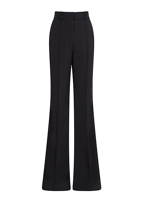 Flare High-Waisted Trousers