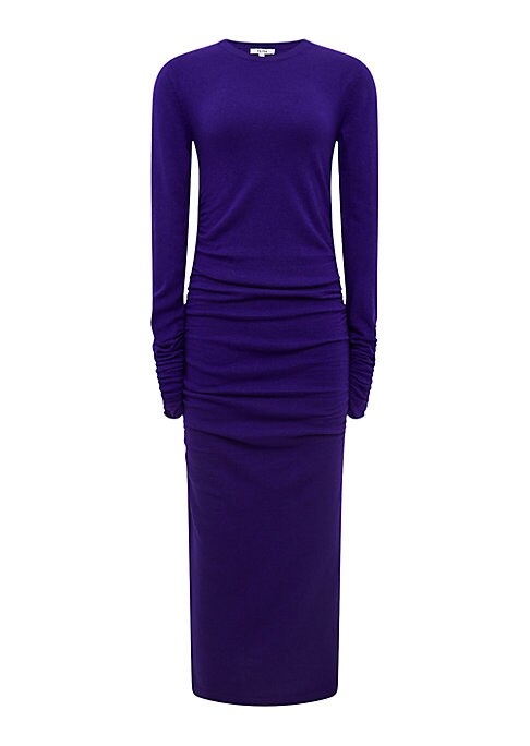 Warm Ruched Midi Dress