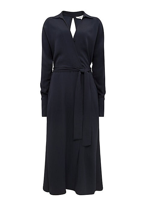 Chic Surplice Midi Dress